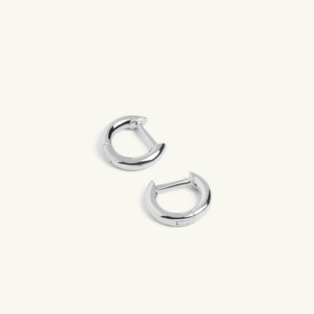Huggie Earrings Silver